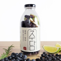 주담 담금주 키트 아로니아 + 오디 + 블루베리 50g, 블랙다이아몬드