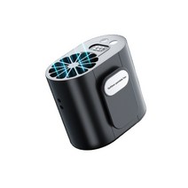 야외 옥외 허리 선풍기 충전 손전등 목걸이 등산, (6000mAh) 화이트 스탠다드 모델