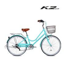 2022 K2BIKE 여성용 쉘리24인치26인치 클래식자전거, 브라운/26, 미조립+기본공구
