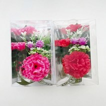 5-1 카네이션코사지(케이스)/브로치 국내생산 코사주 어버이날 스승의날, 핑크