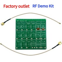 RF 데모 키트 NanoVNA VNA RF 테스트 보드 필터 감쇠기 PCB RF 테스트 보드 벡터 네트워크 분석기 학습 도, 01 green