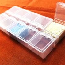 블링블링 보석십자수도구, 1개, 10p구슬보관함
