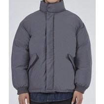GLW 3M 신슐레이트 투웨이 지퍼 푸퍼 숏패딩 그레이 Thinsulate two way zipper puffer short padded jacket gray