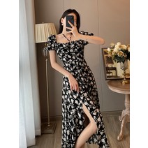 정유진 임수향 김희선 마녀는살아있다 가을 안나 수지 옷 차지연 원피스 현미래 오수재인가 이유리 김고은 정은채, S, 블랙 로즈 프린트