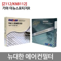 더 뉴 스포티지R 에어컨필터 뉴대한 항균 Z112 KNB112, 뉴대한 항균필터 Z112