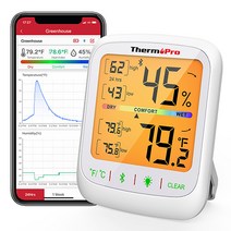 ThermoPro TP359 블루투스 습도계 온도계, 01 1