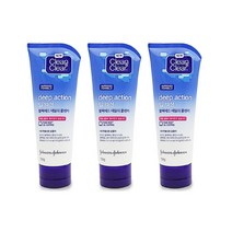 [UNIQ] 매일매일 깨끗한피부!! 클린앤클리어 딥액션 블랙헤드폼클렌저 100g, 3개