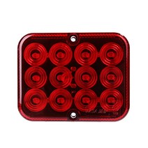 트럭부품 범용 자동차 LED 후면 안개등 12V 2.4W 미등 방수 캐러밴 견인 트럭 후미등 트레일러 램프