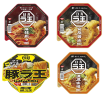 닛신 라오 컵누들 라왕라면 돼지김치 일본컵라면 4종, 돼지사골간장맛