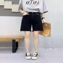 3부기장 블랙진빈티지 반바지