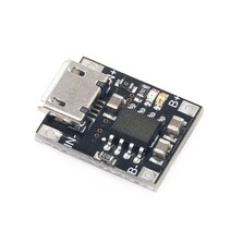 센서 모듈 부품 Type-c micro usb 5v 1a 18650 tp4056 리튬 배터리 충전기 모듈 보호 기능이있는 충전 보드 이중 기능 1a 리튬 이온, tc4056