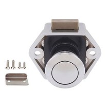 캠핑카 꾸미기 악세사리 직경 20mm camper car push lock rv caravan boat 서랍 래치 버튼 잠금 가구 하드웨어 u90c, 채널