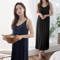 세이스타일 쿨링 슬립 박스 A롱 나시 원피스