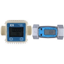디지털 유량계 K24 전자 액체 터빈 미터 40-280L/MIN와 S LCD 연료, green, 01 green