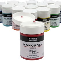 [동화오피스] 쉴드 아크릴물감 대용량 250ml 낱색 / 모노폴리 아크릴컬러, 608 Naples Yellow