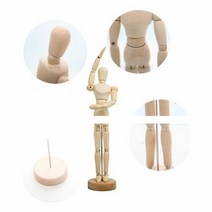 미술 드로잉 크로키 원목 나무 구체관절인형 30CM 종이구관 구체, 단품, 상세페이지 참조