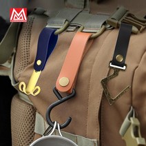감성 우드 행어 온핑 캠핑 장비 옷걸이 버클 소품 카라반용품 캠핑카 스트랩, B형