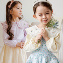 베베쥬 프릴플라워블라우스_P