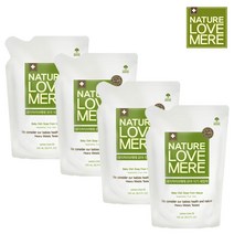 네이쳐러브메레 유아 식기세정제 리필, 4개입, 500ml