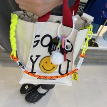 [ACC포함] 마코마키 뽀스마일 산뜻 스마일 미니 토트백 크로스