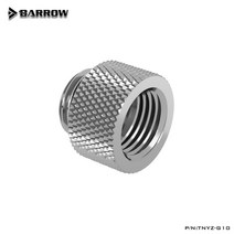 pc부품 배로우 10mm 남성-여성 익스텐더 피팅 워터 쿨러 TNYZ-G10, 02 Silver_02 2pcs