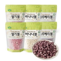 [오가닉스토리] 유기농 현미로 만든 한입 쏙 볼 총6종, 10.바나나3종+단호박3종