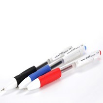 회사 직원 교육용 수업 필기 노크식 볼펜 0.38mm, 색상, 적색(520318)