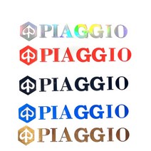 락모터스 오토바이 PIAGGIO 반사스티커 바이크데칼 스티커 방수 로고 랩핑 엠블럼 바이크, PIAGGIO반사스티커(블루1SET)