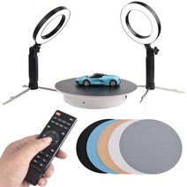 포토박스 포토부스 미니스튜디오 주얼리 제품 디스플레이용 회전 턴테이블 스탠드 PVC 포함 3D 스캔 팬 전, 06 Packing List 6, 1개