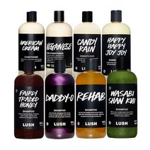 러쉬 샴푸 컨디셔너 헤어케어 500g x 2개 세트 골라담기 Lush Shampoo Conditioner, 해피해피 조이조이 컨디셔너 500g, 캔디레인 컨디셔너 500g