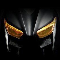 야마하 X-MAX 300 (엑스맥스) 헤드 라이트 카멜레온 필름 데칼 스티커, 오렌지, 1개