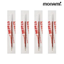 모나미 153 영심 리필 0.7mm 12입, 레드, 7세트