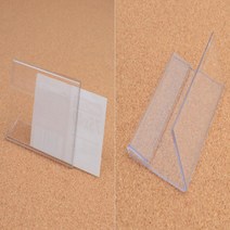 플라스틱 사무실 명패 이름표 가격표 꽂이 75x40mm