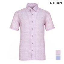 [브루노바피(남성)] [INDIAN] 프린티드 반팔 셔츠_MITNSVM3411