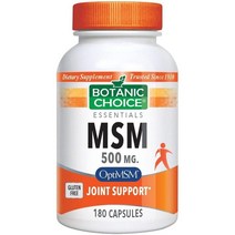 미국직구 식물 메틸 설포닐 메탄 캡슐 500 Mg 180 카운트, 수량, 상세참조