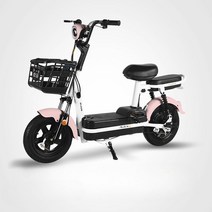 전기자전거 리튬 배터리 고성능 배달용 출퇴근용 성인용 남녀공용, 로얄핑크