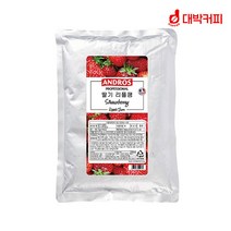 메가커피 앤드로스 딸기 리플잼 1kg 1박스 6개