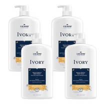 Ivory 아이보리 바디워시 밀크& 허니 35oz(1.03L) 4팩