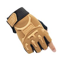 Youhuo 반 손가락 장갑 블랙 S M L XL, 노란색