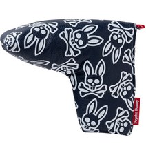 monogram 퍼터 커버 헤드 커버 퍼터 psycho bunny 사이코 버니 pbmg2sh3, 화이트 00, 없음
