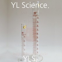 (YLS) 10ml ~ 300ml 국산 유리 메스실린더 (동성) Measuring Cylinder Graduated Cylinder, 300ml 1ea