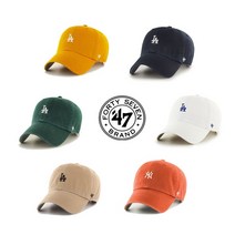 47브랜드 MLB 베이스러너 클린업 볼캡, LA카키