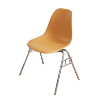 심플 레트로 디자인 물방울 에그 의자 엔틱 빈티지 복고풍 라운지 카페 매장용 식탁 체어, 옐로우, 1개