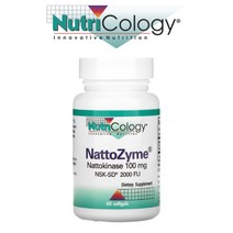 Nutricology 나토자임 나토키나아제 100mg 60소프트젤 약들약 고약사 낫또키나제