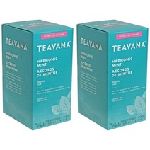 티바나 스타벅스 하모닉 민트 24 티백 2팩 1세트 Teavana Starbucks Harmonic Mint 24 Sachets, 1ml