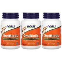 2+1 나우푸드 오랄바이오틱 스트렙토코커스 살리바리우스 OralBiotic, 1개, 기본