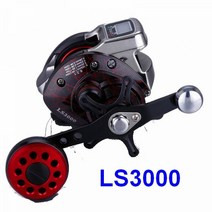 낚시 전동릴 스피닝 릴 LS3000 디지털 및 야간 가시 Lieyuwang 방수 6.3:1 255g No.3 라인 120M 6Kgs 브레이크 포스 Bathymetric 설문 조사, 왼쪽