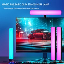 신박한 스마트 조명 앱 컨트롤 개인방송 게임 차박 캠핑 RGB 조명 LED RGB 음악 사운드 제어 야간 조명 24, 02 2PACK