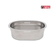스텐 설거지통 주방 싱크대정리 뉴트로 프레카설거지통, 1개