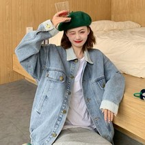 L.ONLIN SHOP여성 청자켓 데님자켓 점퍼 오버핏 빈티지 ihq83 여성자켓 바람막이 자켓 바버 여성가디건 트렌치코트